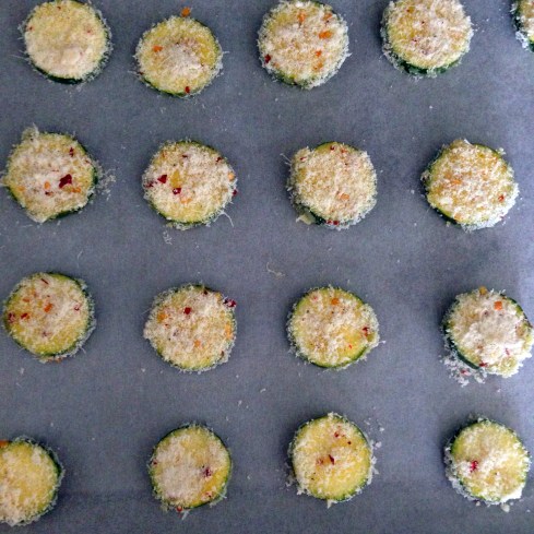 Courgette and Parmesan Chips